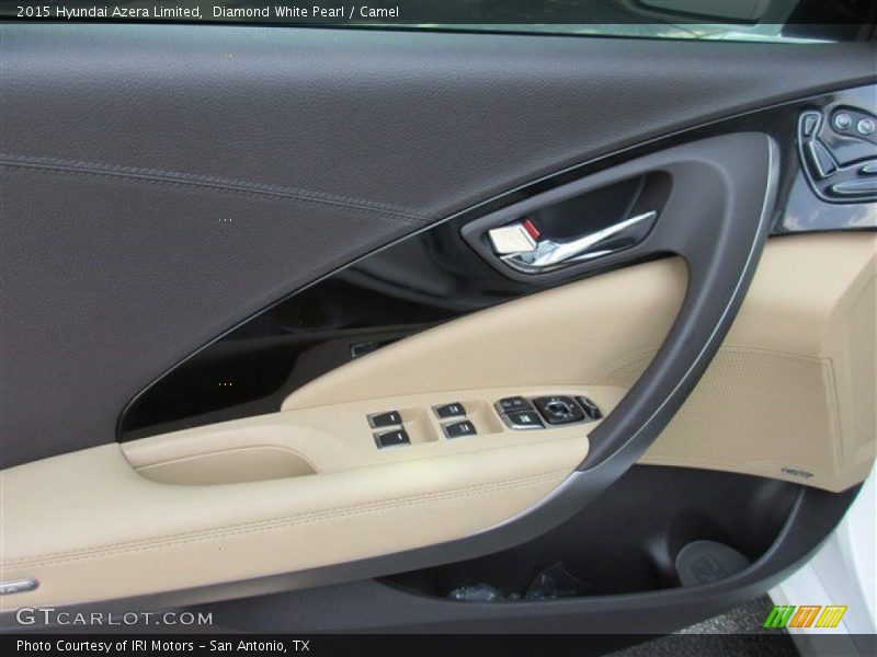 Diamond White Pearl / Camel 2015 Hyundai Azera Limited