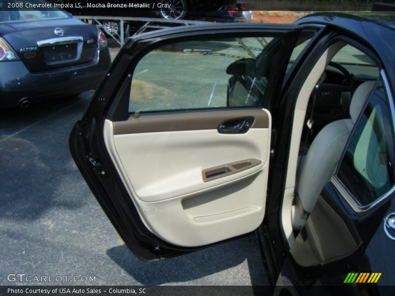 Mocha Bronze Metallic / Gray 2008 Chevrolet Impala LS