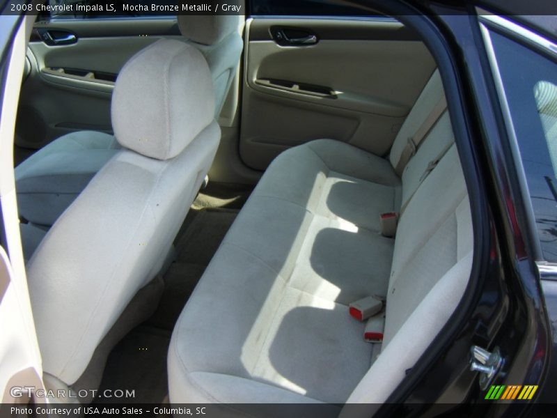 Mocha Bronze Metallic / Gray 2008 Chevrolet Impala LS