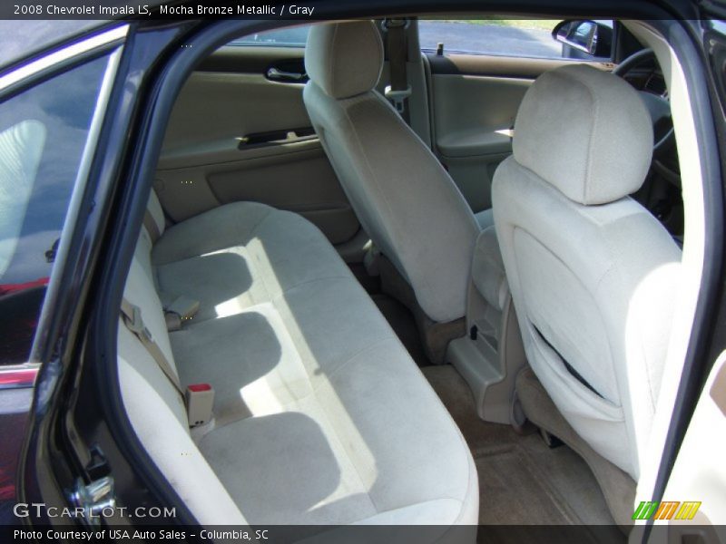 Mocha Bronze Metallic / Gray 2008 Chevrolet Impala LS