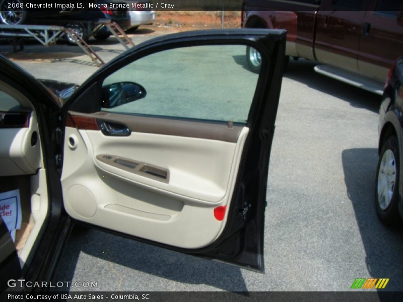 Mocha Bronze Metallic / Gray 2008 Chevrolet Impala LS