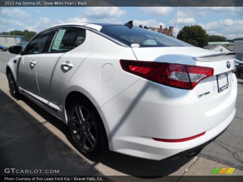 Snow White Pearl / Black 2013 Kia Optima SX