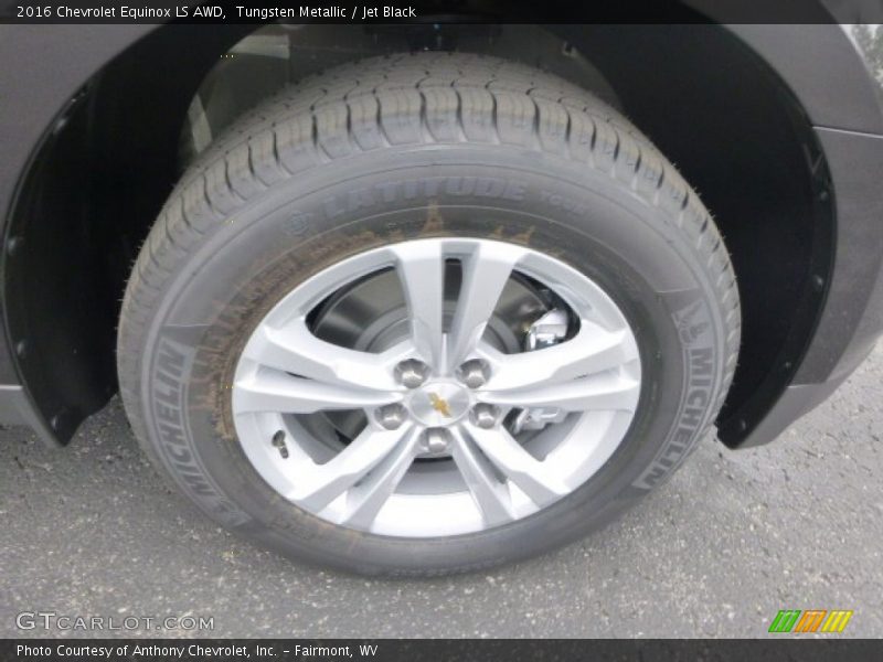 Tungsten Metallic / Jet Black 2016 Chevrolet Equinox LS AWD