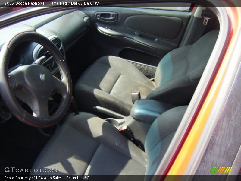 Flame Red / Dark Slate Gray 2005 Dodge Neon SXT