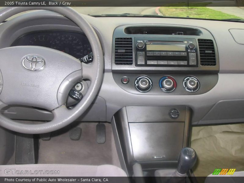 Black / Gray 2005 Toyota Camry LE