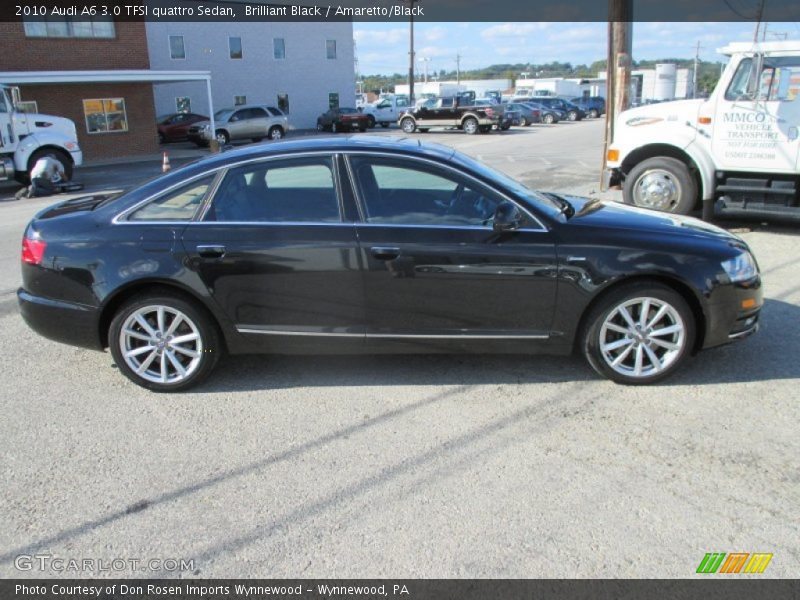 Brilliant Black / Amaretto/Black 2010 Audi A6 3.0 TFSI quattro Sedan