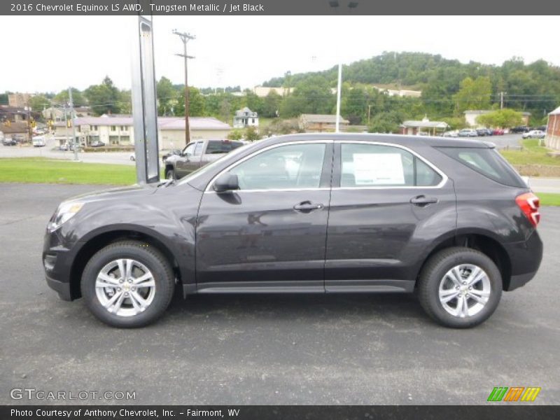 Tungsten Metallic / Jet Black 2016 Chevrolet Equinox LS AWD