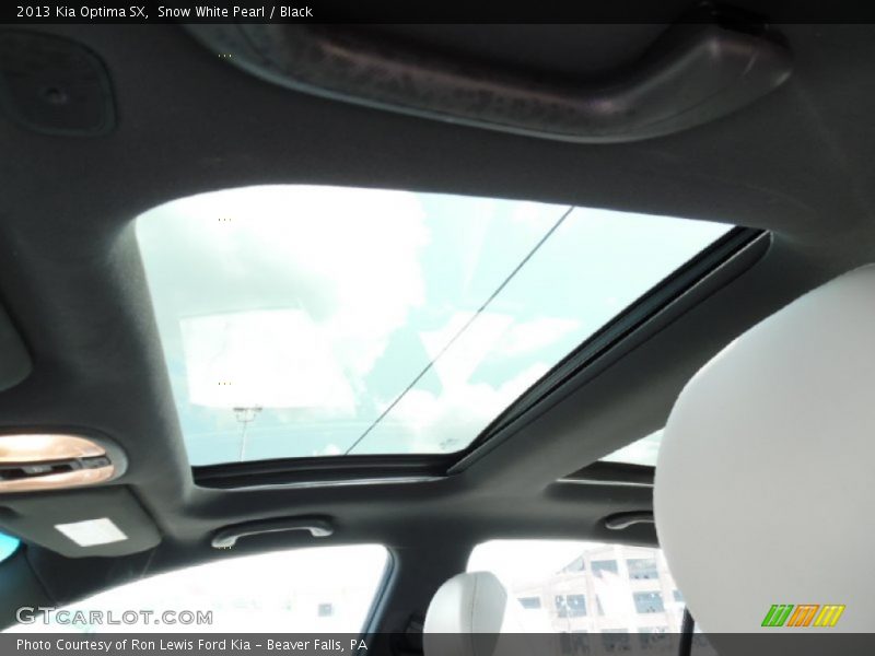 Snow White Pearl / Black 2013 Kia Optima SX