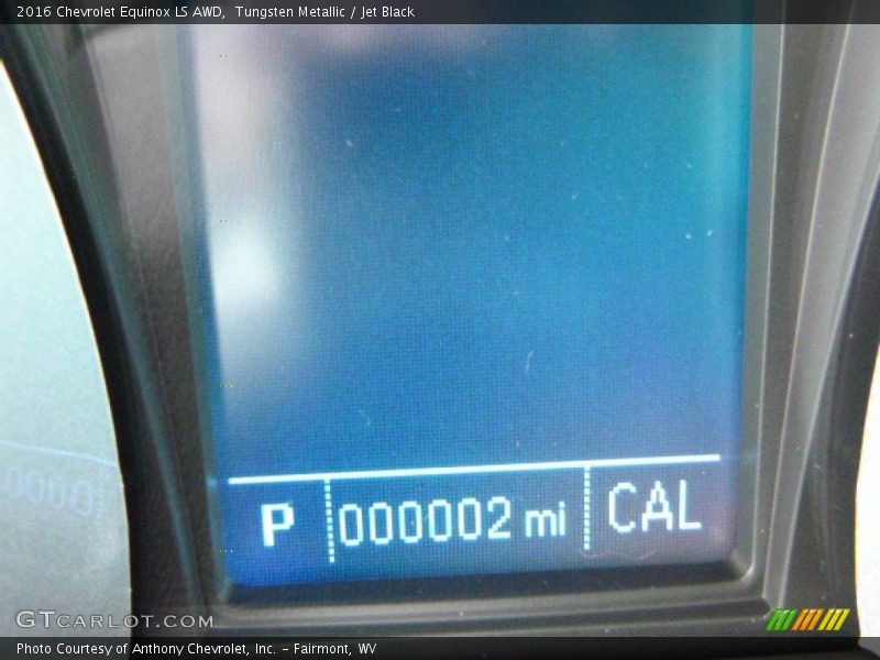 Tungsten Metallic / Jet Black 2016 Chevrolet Equinox LS AWD