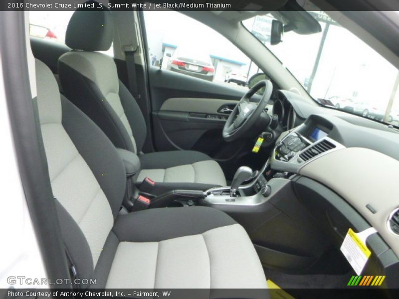 Summit White / Jet Black/Medium Titanium 2016 Chevrolet Cruze Limited LS