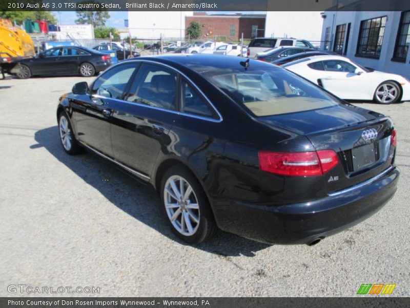 Brilliant Black / Amaretto/Black 2010 Audi A6 3.0 TFSI quattro Sedan