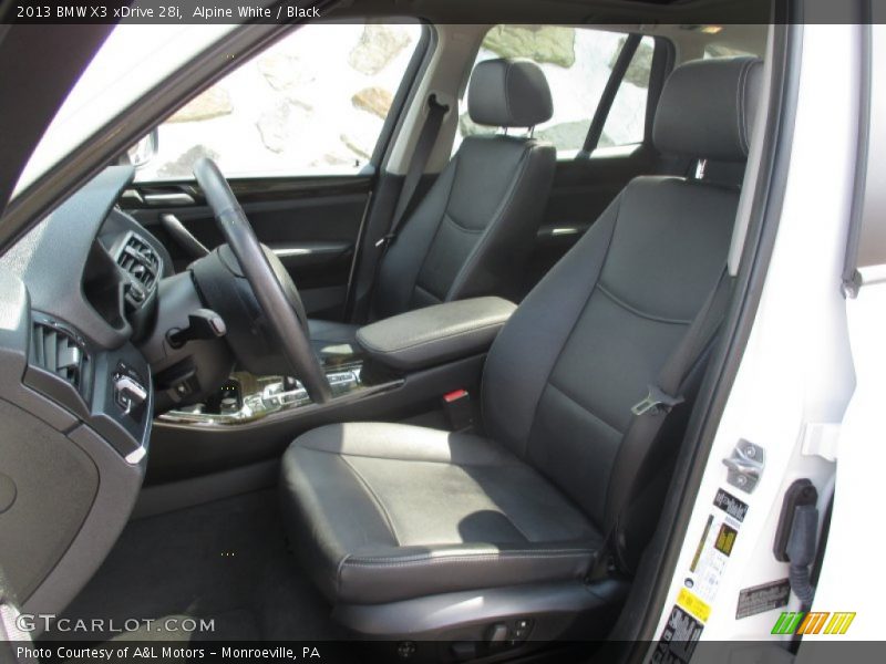 Alpine White / Black 2013 BMW X3 xDrive 28i