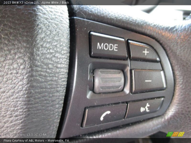 Alpine White / Black 2013 BMW X3 xDrive 28i