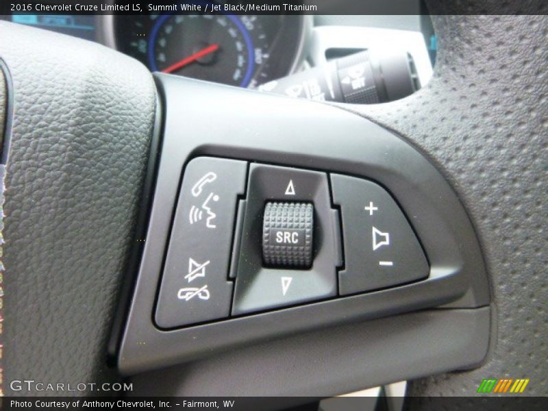 Summit White / Jet Black/Medium Titanium 2016 Chevrolet Cruze Limited LS