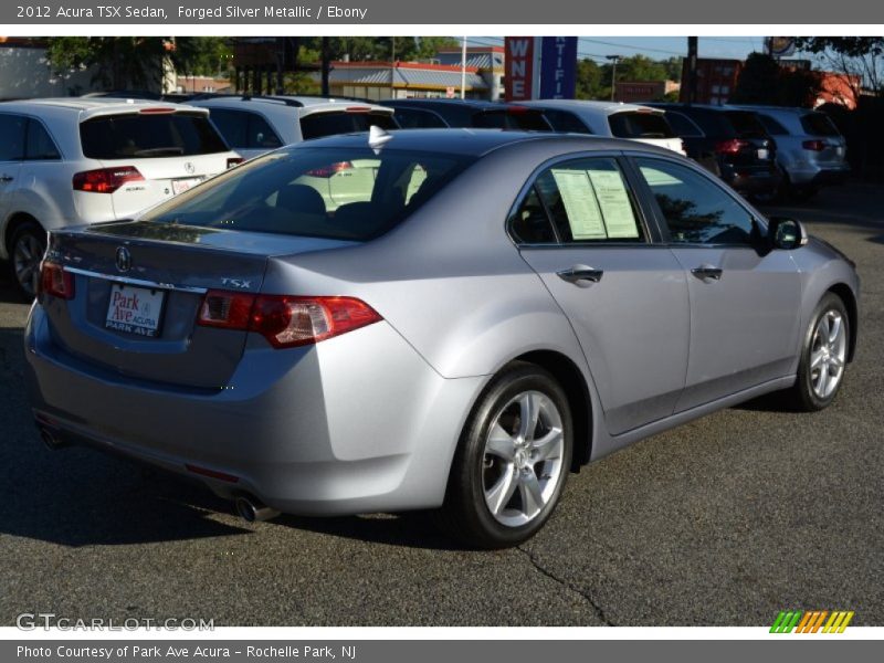 Forged Silver Metallic / Ebony 2012 Acura TSX Sedan