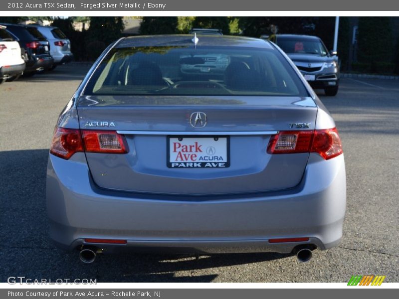 Forged Silver Metallic / Ebony 2012 Acura TSX Sedan