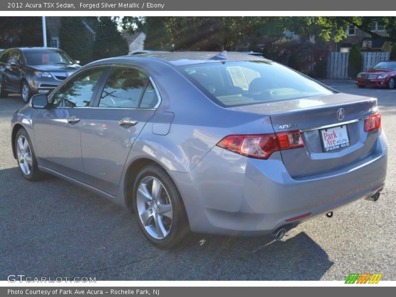 Forged Silver Metallic / Ebony 2012 Acura TSX Sedan