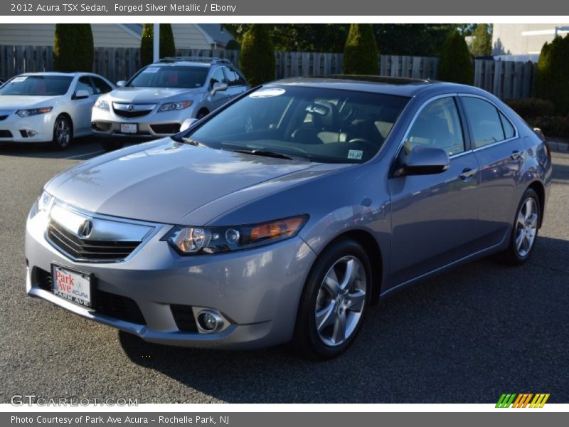 Forged Silver Metallic / Ebony 2012 Acura TSX Sedan
