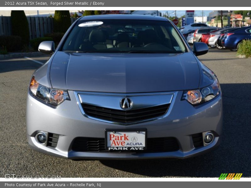 Forged Silver Metallic / Ebony 2012 Acura TSX Sedan