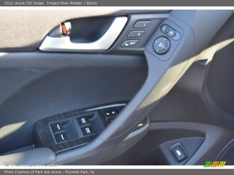 Forged Silver Metallic / Ebony 2012 Acura TSX Sedan