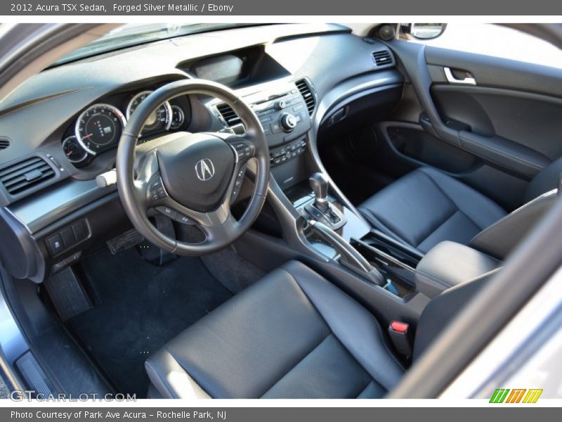 Forged Silver Metallic / Ebony 2012 Acura TSX Sedan
