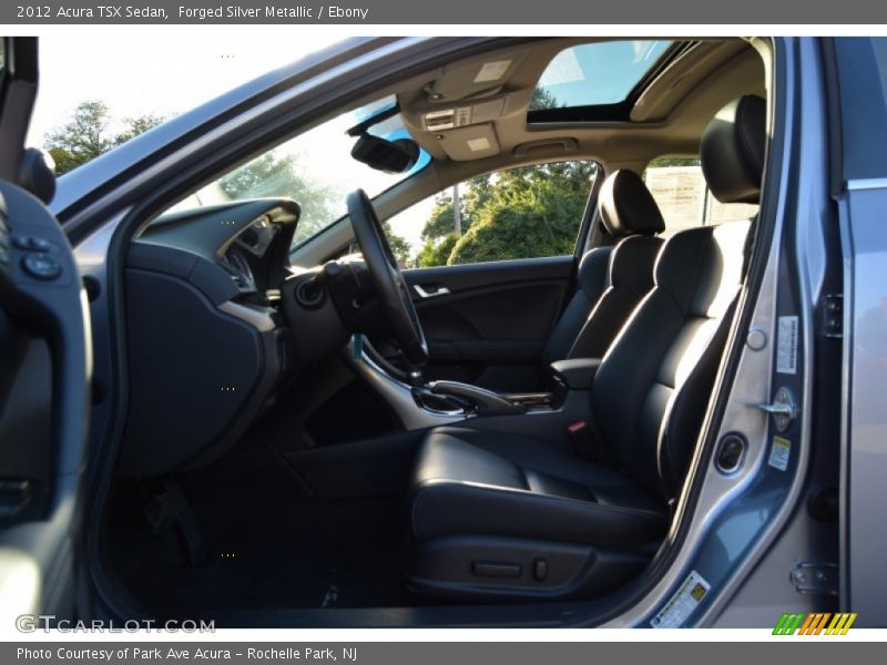 Forged Silver Metallic / Ebony 2012 Acura TSX Sedan