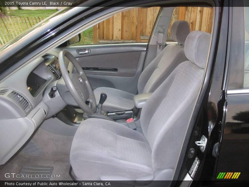 Black / Gray 2005 Toyota Camry LE