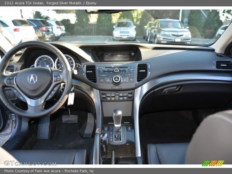 Forged Silver Metallic / Ebony 2012 Acura TSX Sedan