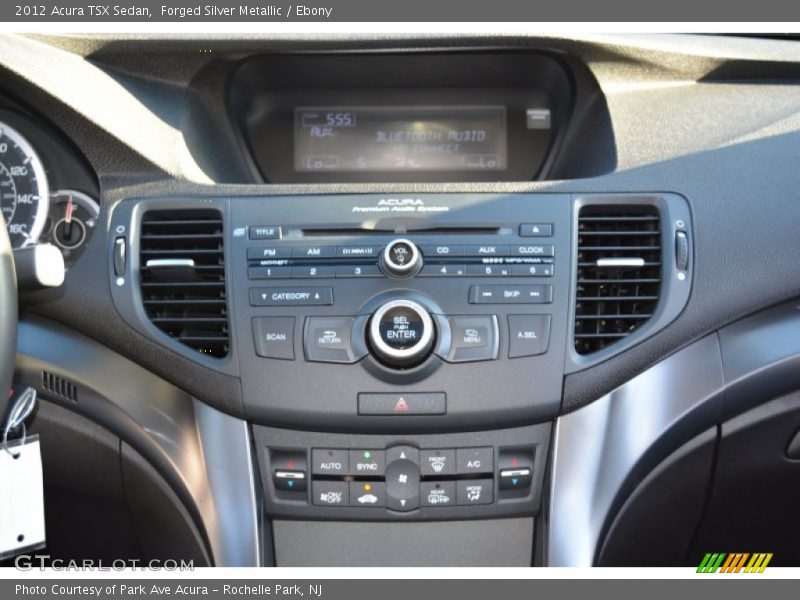 Forged Silver Metallic / Ebony 2012 Acura TSX Sedan