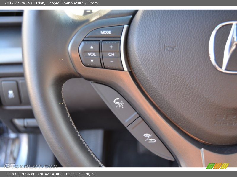 Forged Silver Metallic / Ebony 2012 Acura TSX Sedan