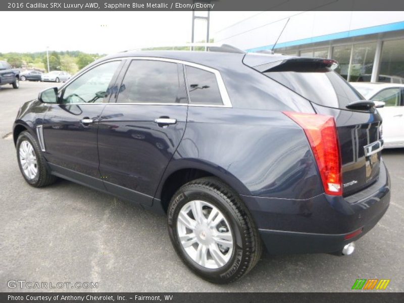  2016 SRX Luxury AWD Sapphire Blue Metallic