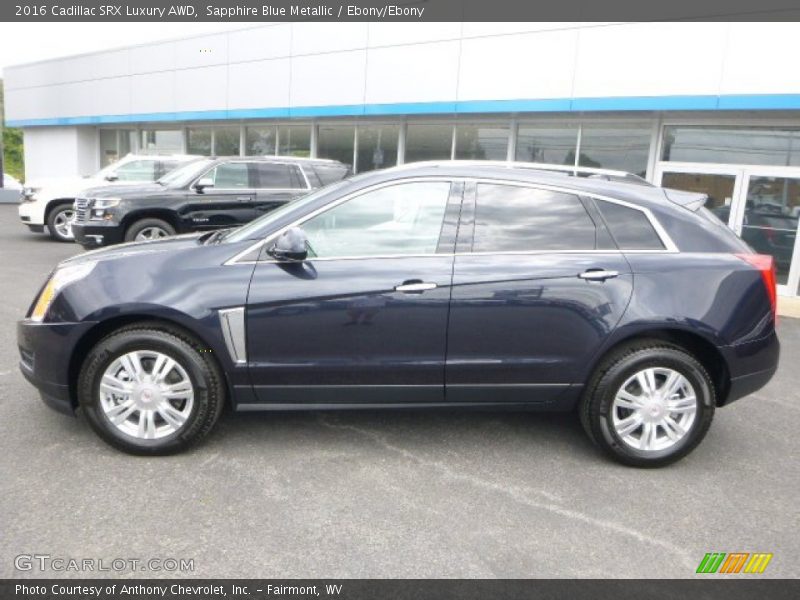  2016 SRX Luxury AWD Sapphire Blue Metallic