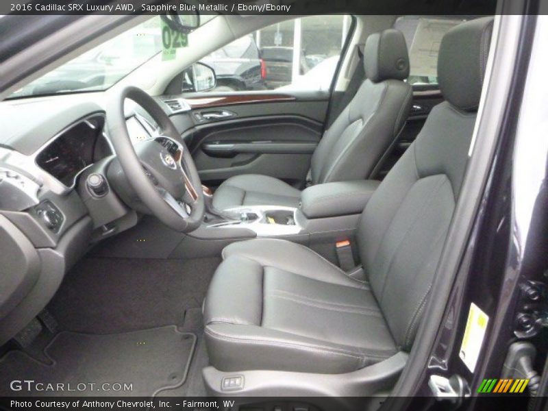 Front Seat of 2016 SRX Luxury AWD
