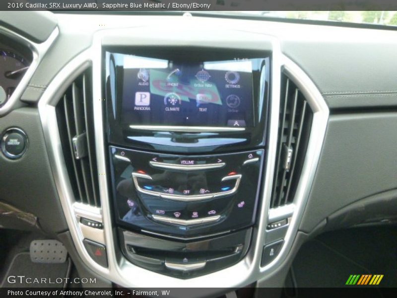 Controls of 2016 SRX Luxury AWD