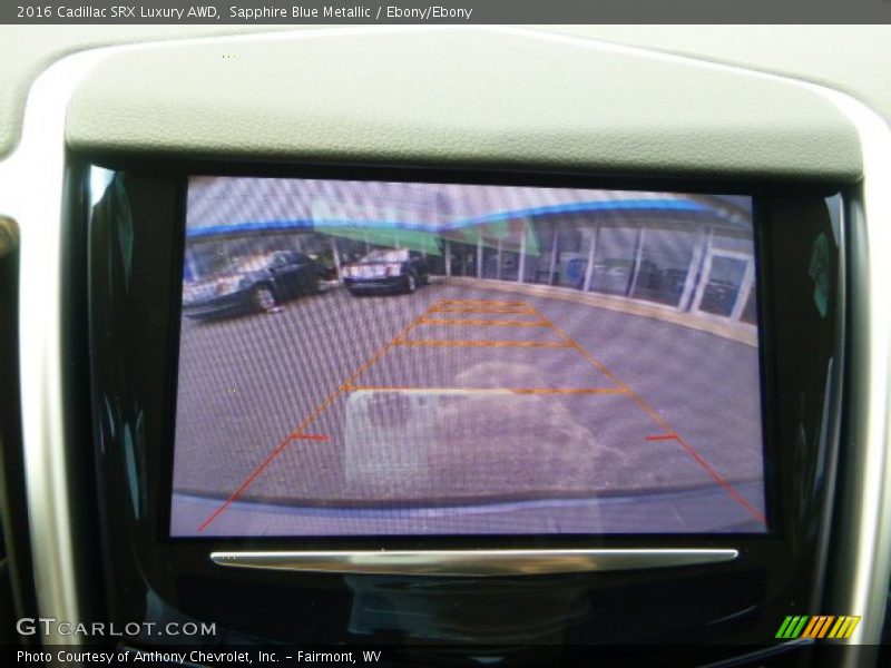 Sapphire Blue Metallic / Ebony/Ebony 2016 Cadillac SRX Luxury AWD