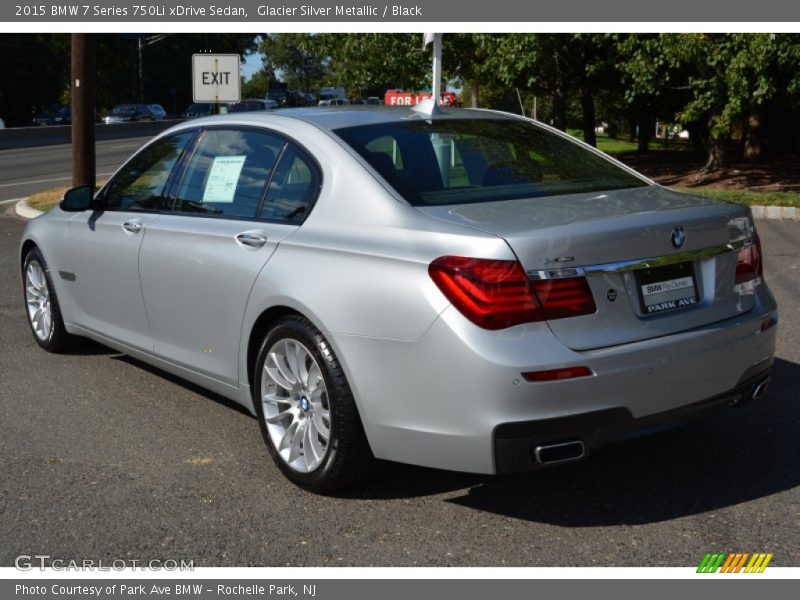 Glacier Silver Metallic / Black 2015 BMW 7 Series 750Li xDrive Sedan