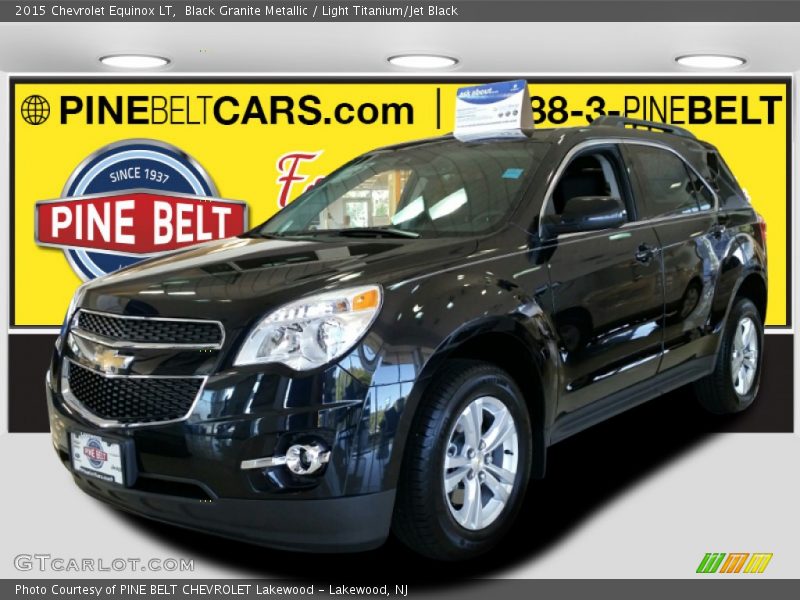Black Granite Metallic / Light Titanium/Jet Black 2015 Chevrolet Equinox LT