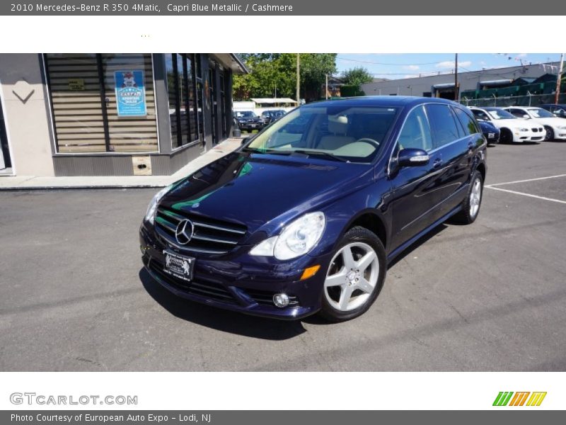 Capri Blue Metallic / Cashmere 2010 Mercedes-Benz R 350 4Matic
