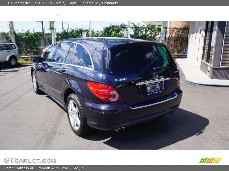 Capri Blue Metallic / Cashmere 2010 Mercedes-Benz R 350 4Matic