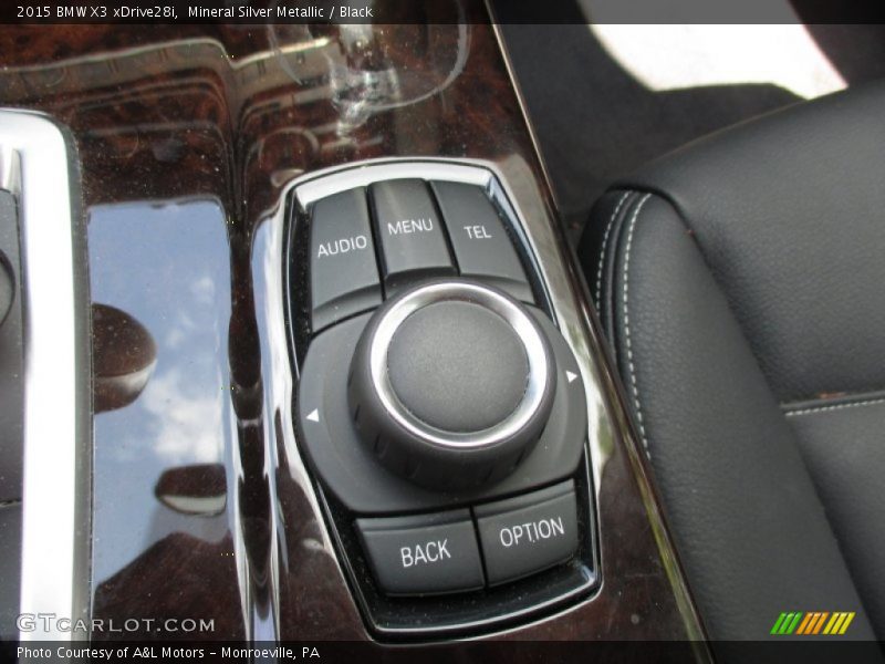 Mineral Silver Metallic / Black 2015 BMW X3 xDrive28i