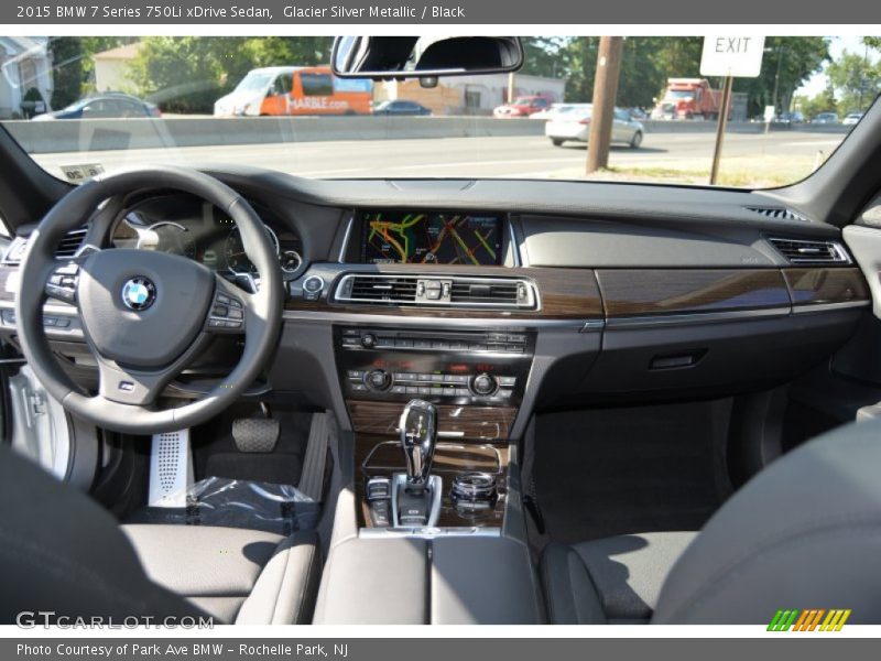 Glacier Silver Metallic / Black 2015 BMW 7 Series 750Li xDrive Sedan