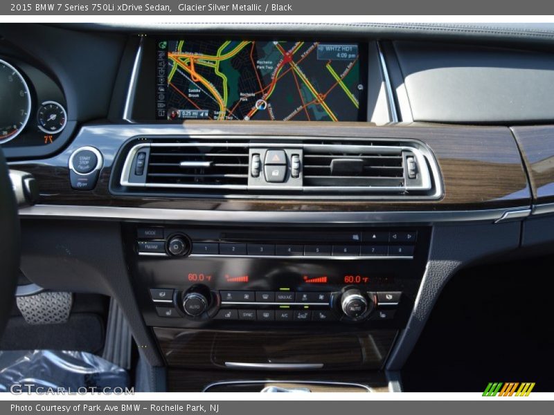 Glacier Silver Metallic / Black 2015 BMW 7 Series 750Li xDrive Sedan