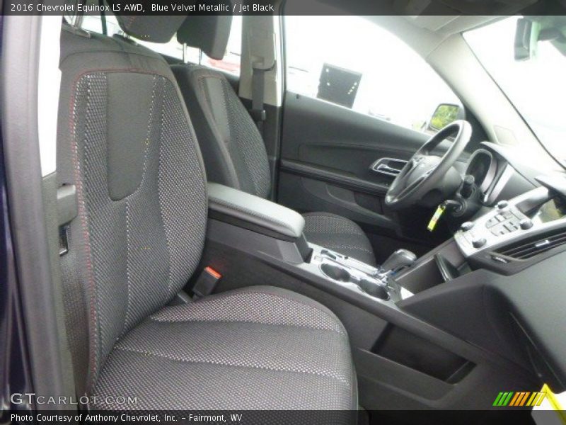 Blue Velvet Metallic / Jet Black 2016 Chevrolet Equinox LS AWD