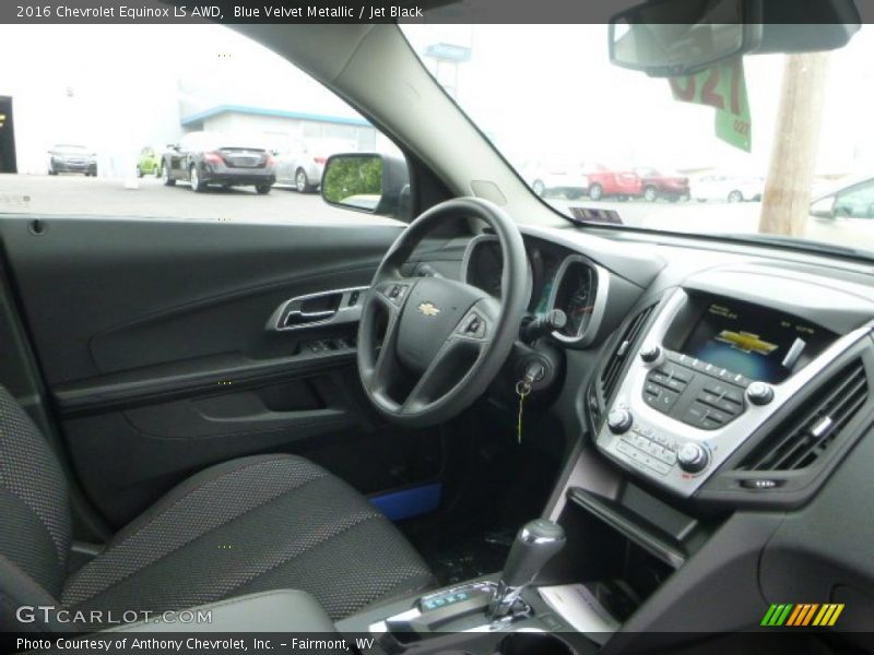 Blue Velvet Metallic / Jet Black 2016 Chevrolet Equinox LS AWD