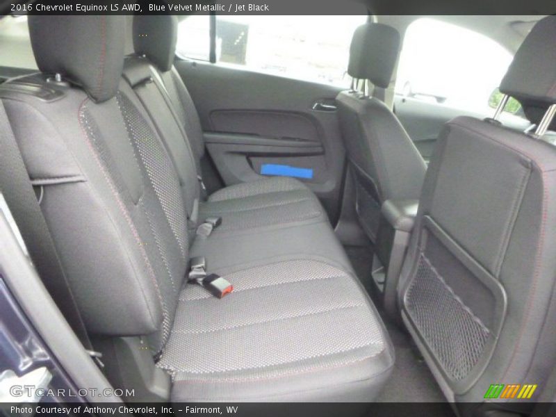 Blue Velvet Metallic / Jet Black 2016 Chevrolet Equinox LS AWD