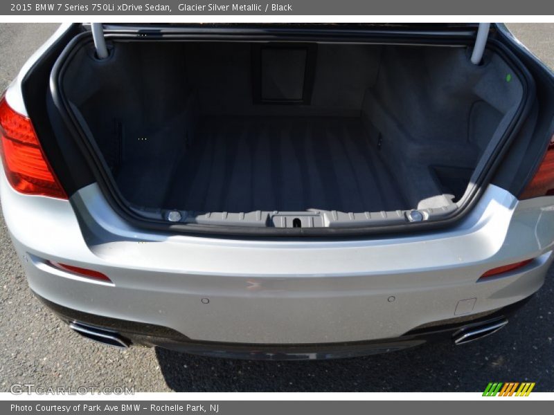 Glacier Silver Metallic / Black 2015 BMW 7 Series 750Li xDrive Sedan