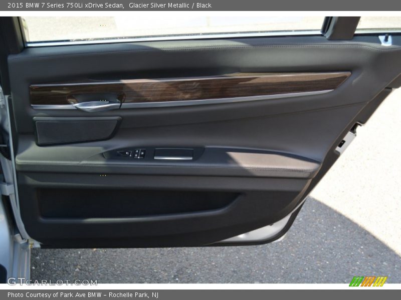 Glacier Silver Metallic / Black 2015 BMW 7 Series 750Li xDrive Sedan