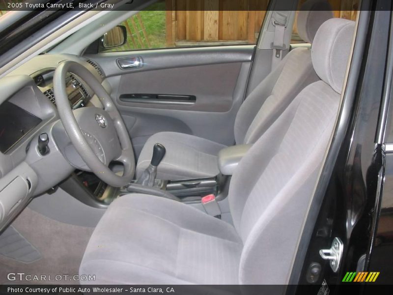 Black / Gray 2005 Toyota Camry LE