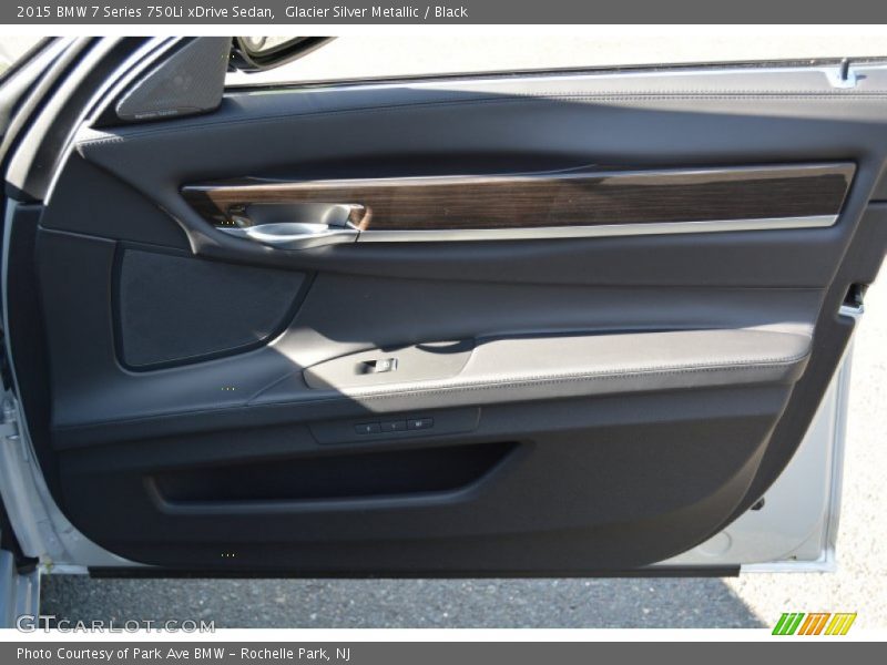Glacier Silver Metallic / Black 2015 BMW 7 Series 750Li xDrive Sedan