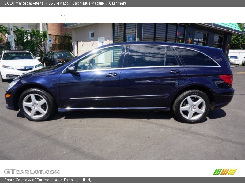 Capri Blue Metallic / Cashmere 2010 Mercedes-Benz R 350 4Matic